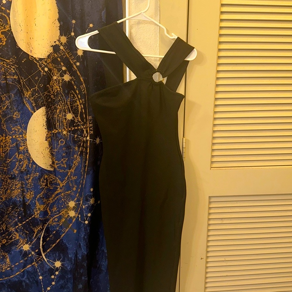 12th Heart Black Bandage Dress, S/M